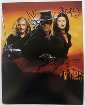 A. Hopkins, A. Banderas, C. Zeta-Jones Signed Autographed &quot;Zorro&quot; 8x10 P... - $249.99