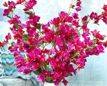 Artificial Flowers Silk Bougainvillea Branches Faux Artificial, Pack Of ... - £36.03 GBP