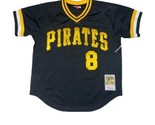 Authentic Mitchell &amp; Ness Pittsburgh Pirates #8 Baseball Jersey Size Lar... - $56.09