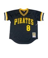 Authentic Mitchell &amp; Ness Pittsburgh Pirates #8 Baseball Jersey Size Lar... - £44.12 GBP