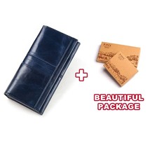 Large Women Wallets Fashion Female Long Wallet With Coin Pocket Top Quality Cow  - £42.01 GBP
