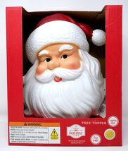 HOLIDAY TIME A24-CK268-1 SANTA CLAUS LED CHRISTMAS TREE TOPPER - NEW! - $12.98