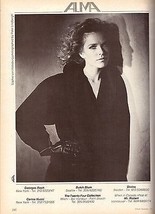 1983 Alma Sophie Von Habsburg Peter Lindbergh Vintage Print Ad 1980s - $6.51