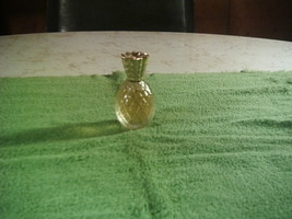 Vintage Avon Pineapple Field Flowers Glass Cologne Bottle 1 Fl. Oz. Full No Box - £8.06 GBP