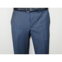 Men Suit BERLUSCONI Turkey 100% Italian Wool Super 180's 3pc Vested #Ber5 Navy image 11