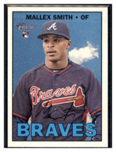 2016 Topps Heritage Mallex Smith    Atlanta Braves #712 Baseball Card   DBT1A - £1.51 GBP