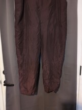 Out Brook Women&#39;s Large Silk Brown Pants, Vtg Hip Hop Style, Earthy Comf... - €12,04 EUR