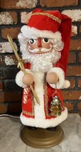 22&quot; Animated Santa Nutcracker - Head And Arms Move - See Video - £32.20 GBP
