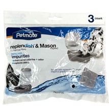 Petmate Replendish &amp; Mason 3 Charcoal Filters New - $12.99