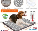 Pet Heating Pad Cat Electric Indoor Dog Soft Warming Bed Mat Chew Resist... - £36.94 GBP