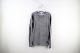 J Crew Knit Goods Mens Medium Slim Fit Jersey Knit Long Sleeve Henley T-Shirt - $34.60