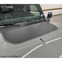 2021-2024 OEM Center Hood Overlay Decal Outline New 1PC Fits Bronco Rous... - £74.82 GBP