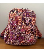 EUC Vera Bradley Retired Safari Sunset Pattern Medium Backpack School Bag - $31.18