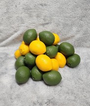 12 Limes 14 Lemons Lifelike Artificial Plastic Fake Fruit Imitation Home Decor - £13.81 GBP