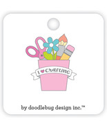 I Heart Scrapbooking Crafting Pin. Enamel Pin. Doodlebug Designs