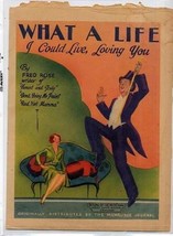 What a Life I Could Live Loving You  Sheet Music 1931 Song of the Week - £11.03 GBP