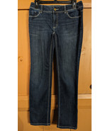 Chico&#39;s Women&#39;s Blue Dark Wash Platinum Ultimate Fit Slim Leg Jeans Size... - £13.68 GBP