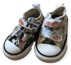 Toddler Converse All Star animal Print Sneakers Size 3 *uneven fade* - £8.26 GBP