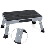 Height-Adjustable 7&quot;- 9&quot; Folding Step Stool with Non-Slip Platform 10&quot; x... - $121.49