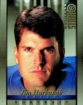 1997 Donruss Studio Football Card Jim Harbaugh #13 - 8X10 - £6.36 GBP