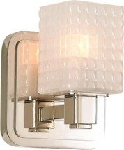Bath Fixture Vanity Light KALCO AVANTI Modern Classic 1-Light 3000K Bulb Clear - £499.59 GBP