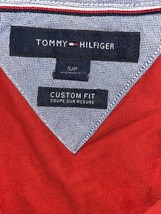 Men’s Tommy Hilfiger Polo Shirt Red Custom Fit Size Small - £7.61 GBP