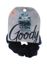 Goody Forever Scrunchie &amp; Claw Clip Bundle  Navy - $5.34