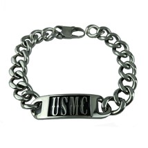 Customized Letters Memorial Bracelet Initials Name Plate Personalized Gift - £35.04 GBP