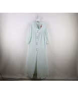 Vtg 70s Streetwear Womens M Distressed Sheer Silky Flower Muu Muu Night ... - $629.63 MXN