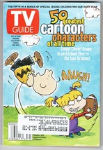 VINTAGE August 3, 2002 TV Guide 50 Greatest Cartoon Characters Charlie Brown - £11.83 GBP