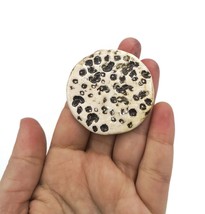 Beige Moon Fridge Magnets For Kitchen Refrigerator, Artisan Ceramic Home... - $22.10