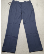 Tourney Golf Performance Pants Men&#39;s 32/30 Navy Moisture Wicking Stretch... - $29.41