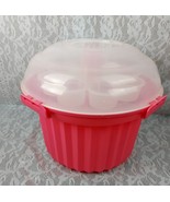 Fox Run Cupcake Holder Carrier Pink Cupcake Shaped 24 Cupcakes Birthday ... - $35.52 CAD