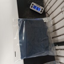 One 5 One MS14252Z Women's Blue Cotton Blend Stretch Denim Slit Skirt Size Large image 7