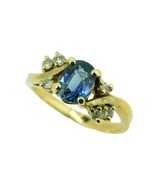Authenticity Guarantee 
14k Gold Beautiful 1.35ct Blue Genuine Natural S... - £712.32 GBP