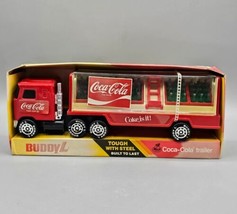 VTG 1983 Buddy L Coca-Cola 10&quot; Tractor-Trailer - COKE IS IT!,  Pressed Steel NEW - £29.98 GBP
