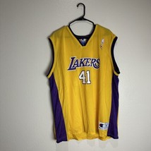 Official Champion NBA Los Angeles Lakers Glen Rice #41 Jersey Vintage Size 48 - $98.99