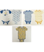 Little Star Organic Baby Bodysuits 5 Piece ROARING PARTY Newborn &amp; 24 Mo... - £9.50 GBP
