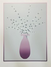 An item in the Art category: Lee White Willows Hand Signed Limited Lithograph on Arches Paper Art Floral