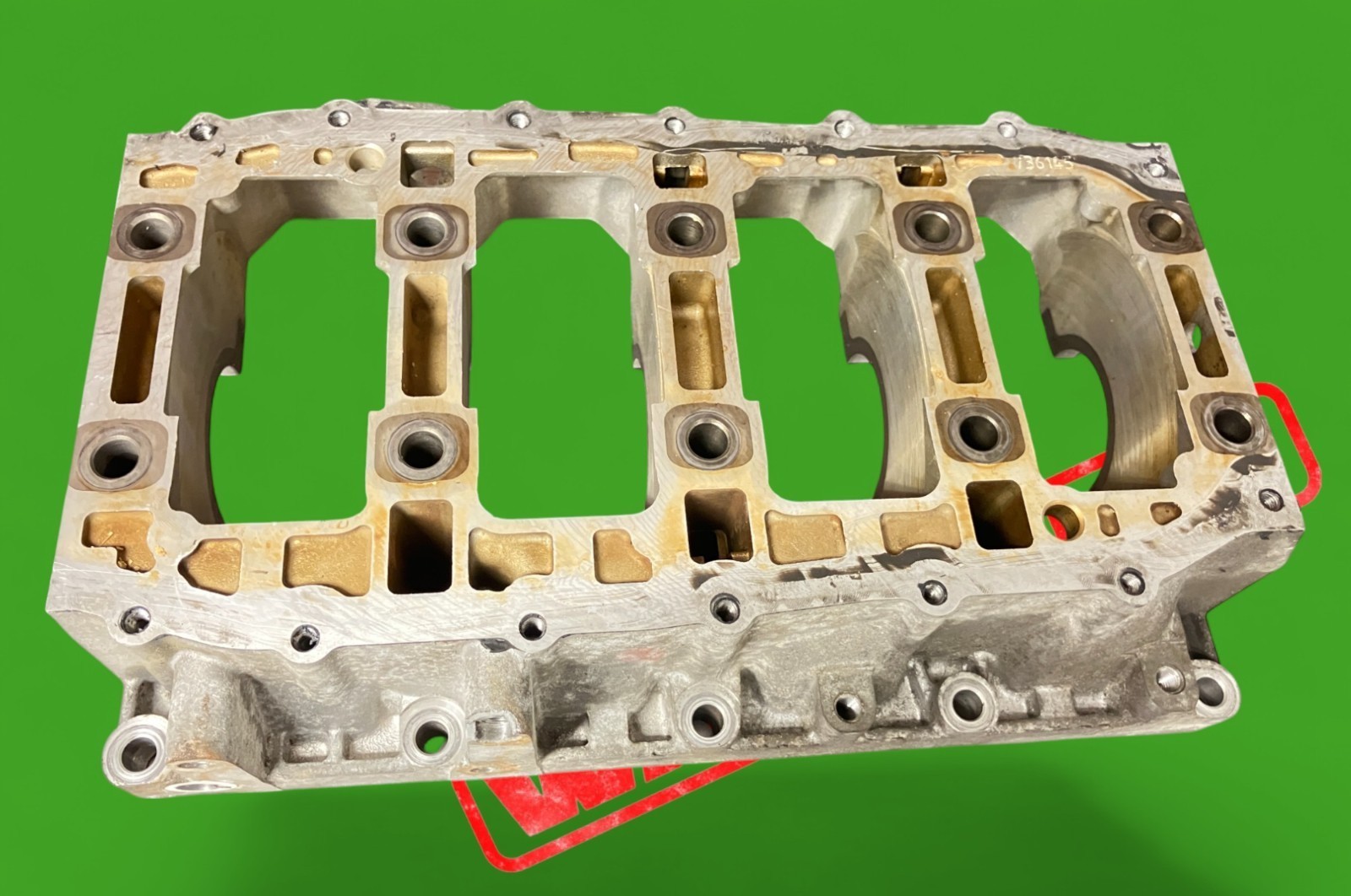 14-2017 fiat 500L 1.4L lower engine block crankcase crank shaft tray car... - $89.87