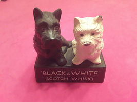 Collectible 1950&#39;s Black &amp; White Scotch Whisky Ad Buchanan Dog Figure, E... - £67.35 GBP