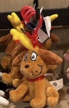 Universal Studios Parks Dr Seuss The Grinch Keychain Bag Charm Plush Dog... - $555.10 MXN