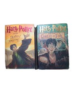 Harry Potter and the Deathly Hallows &amp; Goblet of Fire J. K. Rowling Book... - £19.62 GBP