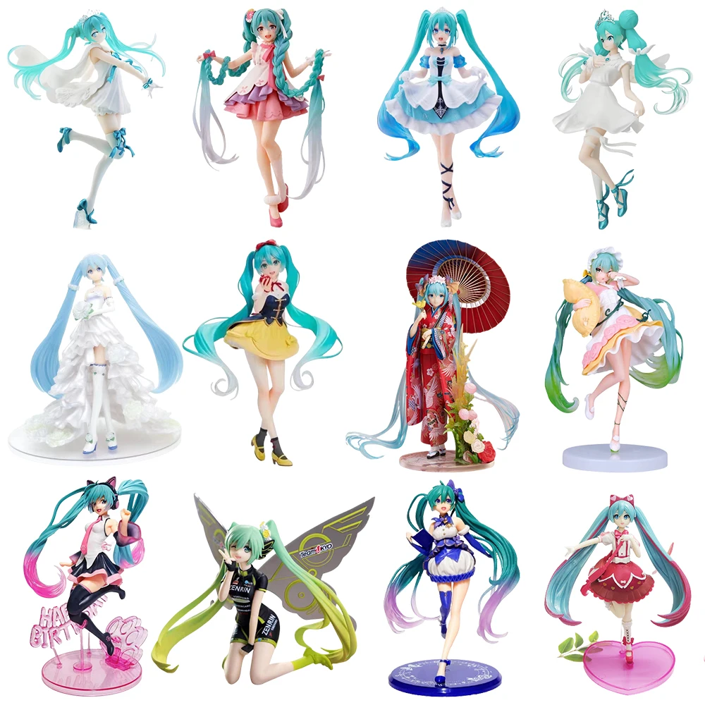 Anime Figure Hatsune Miku Kids Toys Cinderella Shirayukihime Long Hair A... - $20.42+