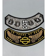 Harley Davidson HOG 30th Anniversary 2013 2014 Commemorative Patches - $179.40 MXN
