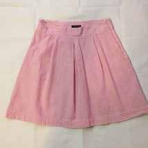 Lands End Pink Seersucker Skirt Womens 6 Gently Used - £7.86 GBP