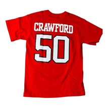 Chicago Blackhawks Red NHL Hockey T-Shirt  Youth Size L  NEW #50 Crawford - £13.20 GBP