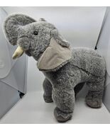 Vintage Douglas Cuddle Toy Elephant Huge 25&quot; Plush 1990 Leather Wrapped ... - $98.99