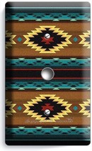 Southwest Blanket Pattern Aztec Inca Light Dimmer / Cable Wall Plate Room Decor - $10.22