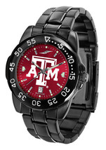 Texas A&amp;M Aggies Licensed Ncaa Men Fantom Anochrome Watch, Dog Tag &amp; Wallet - £75.93 GBP